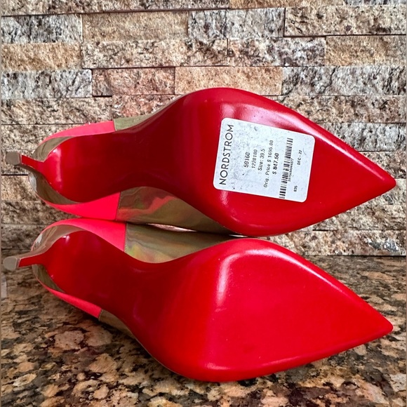 Christian Louboutin Pink Jessie Joli Crystal Embellished Bootie Shoe - Picture 6 of 9